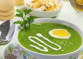grietinėlės sriuba laikantis baltymų dietos