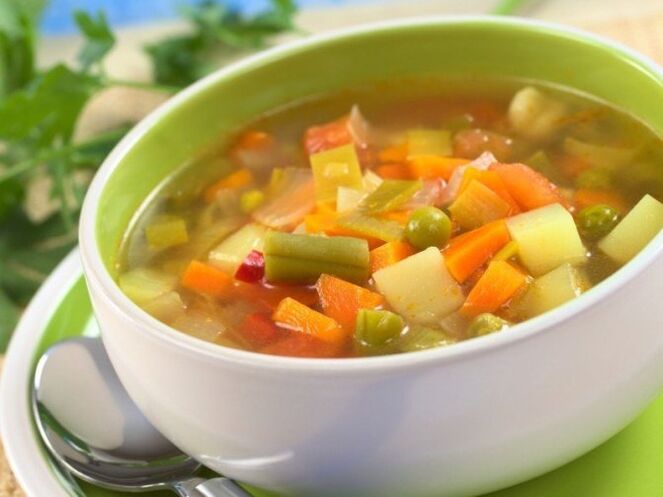 riebalus deginanti daržovių sriuba