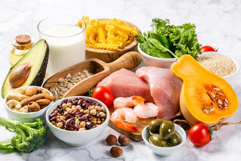 Maistas, kuriame gausu baltymų, norint tinkamai maitintis